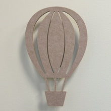 Vilten wandlamp luchtballon zandbeige – lamp uit