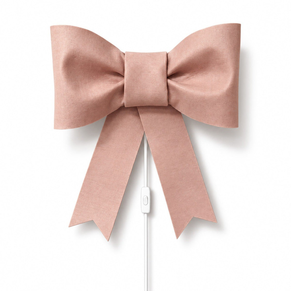 Vilten wandlamp kinderkamer | Strik - dusky roze