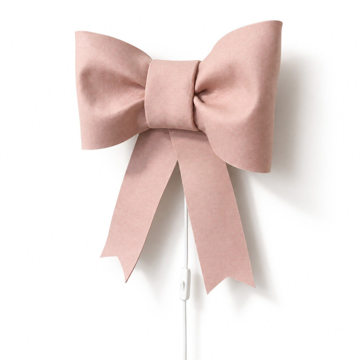 Vilten wandlamp kinderkamer | Strik - dusky roze