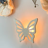 Houten wandlamp kinderkamer | Vlinder - blank - toddie.nl