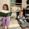 Montessori boekenrek kinderkamer | 4 planken - blank - toddie.nl