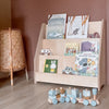 Afbeelding in Gallery-weergave laden, Montessori boekenkast kinderkamer | 3 tredes - blank - toddie.nl