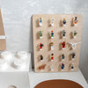 Houten wandbord kinderkamer | legobord - blank