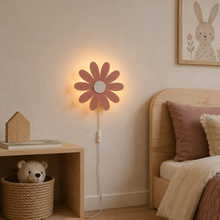 Vilten wandlamp kinderkamer | Madelief - roze
