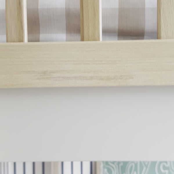Houten wandlamp kinderkamer | Poppetje - blank