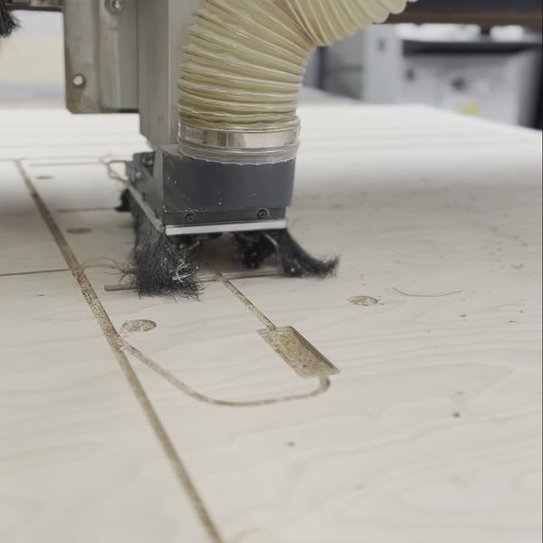 Moodie montessori boekenkast kinderkamer | 3 treden - wengé (walnut)