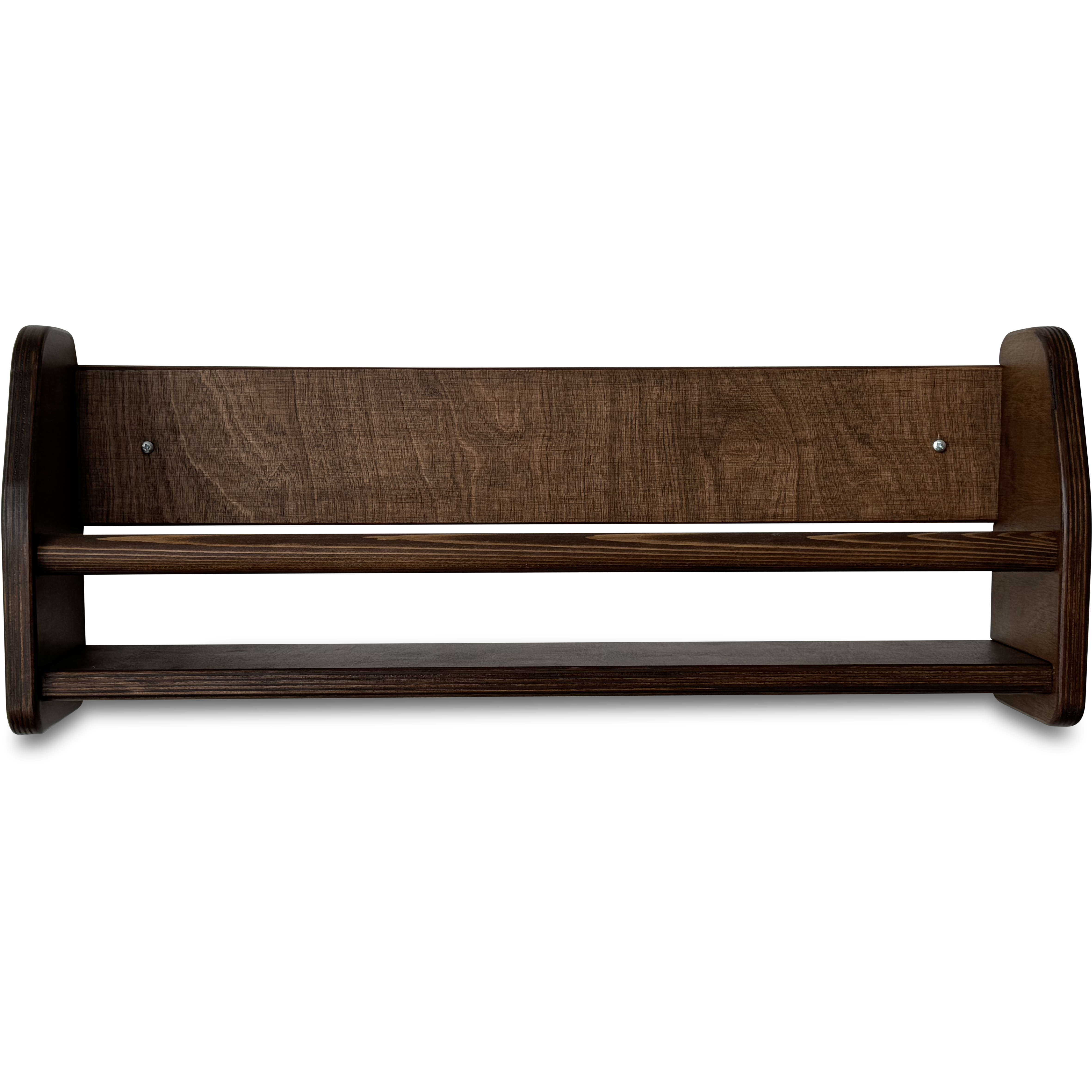 Shelfie montessori boekenrek kinderkamer | 1 plank - Wengé gebeitst - toddie.nl ®