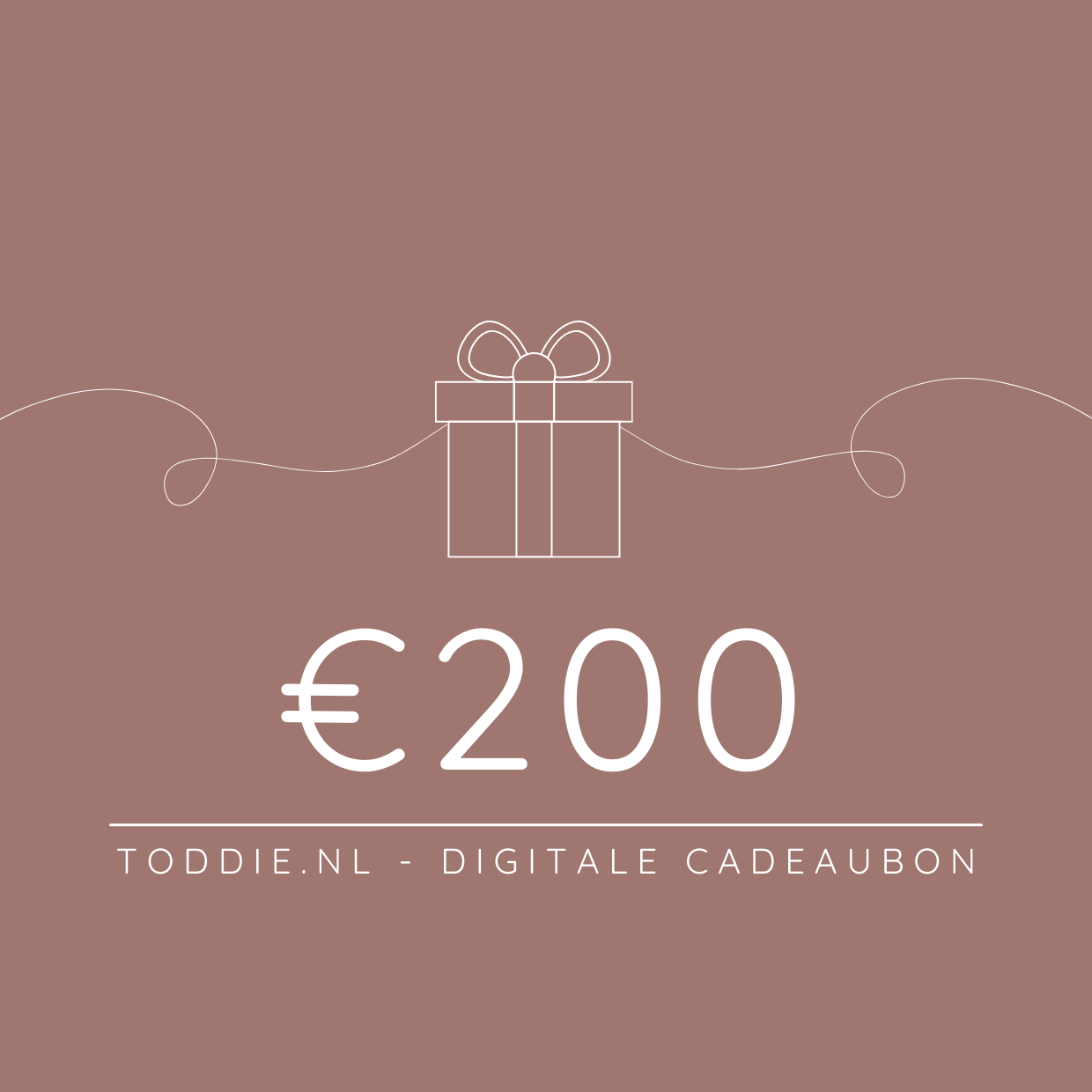 toddie.nl - Digitale Cadeaubon - toddie.nl ®