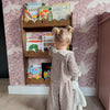 Bubble Montessori bogreol børneværelse | 3 hylder - Wengé