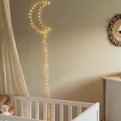 Wandleuchte aus Holz für das Kinderzimmer | Giraffe – naturbelassen