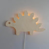 Afbeelding in Gallery-weergave laden, Houten wandlamp kinderkamer | Stegosaurus - multiplex - toddie.nl