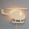 Afbeelding in Gallery-weergave laden, Houten wandlamp kinderkamer | Helikopter - toddie.nl