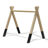 Houten babygym Zwart, zonder hangers (apart verkrijgbaar), Tipi vorm massief hout - toddie.nl