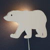 Afbeelding in Gallery-weergave laden, Houten wandlamp kinderkamer | Ijsbeer - toddie.nl