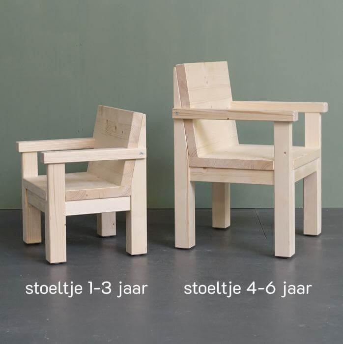 Houten kinderstoeltje 1-3 jaar | Kiddo - toddie.nl