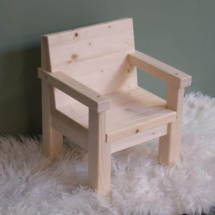 Houten kindermeubelset 1-3 jaar | Kiddo | Tafeltje + 2 stoeltjes - toddie.nl