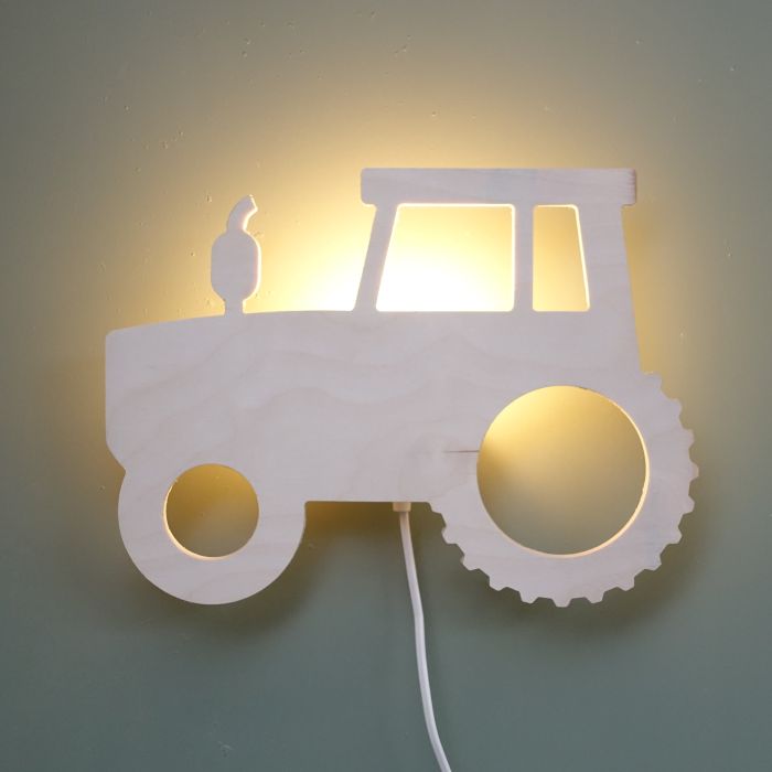 Houten wandlamp kinderkamer | Trekker - toddie.nl