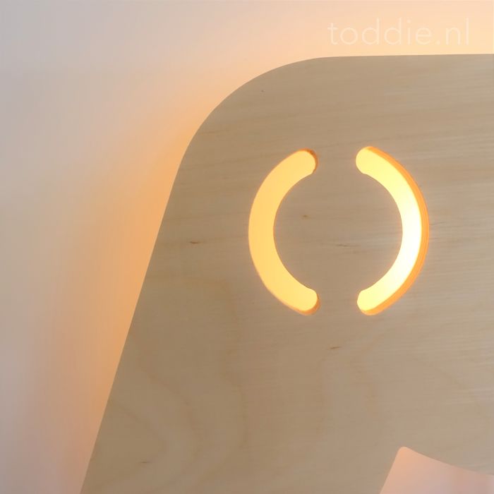 Houten wandlamp kinderkamer | Game Console - toddie.nl