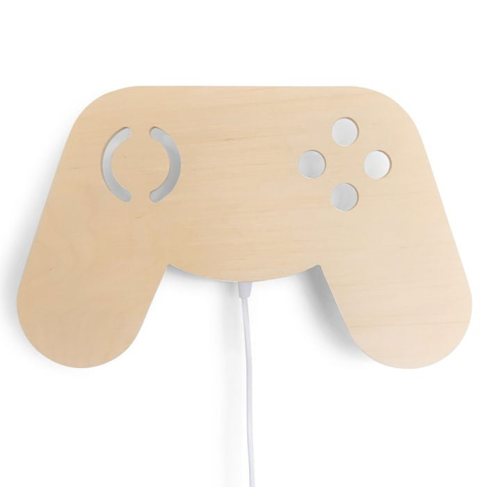 Houten wandlamp kinderkamer | Game Console - toddie.nl