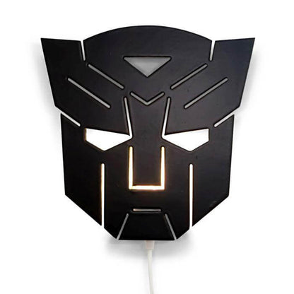 Houten wandlamp kinderkamer | Transformer - toddie.nl