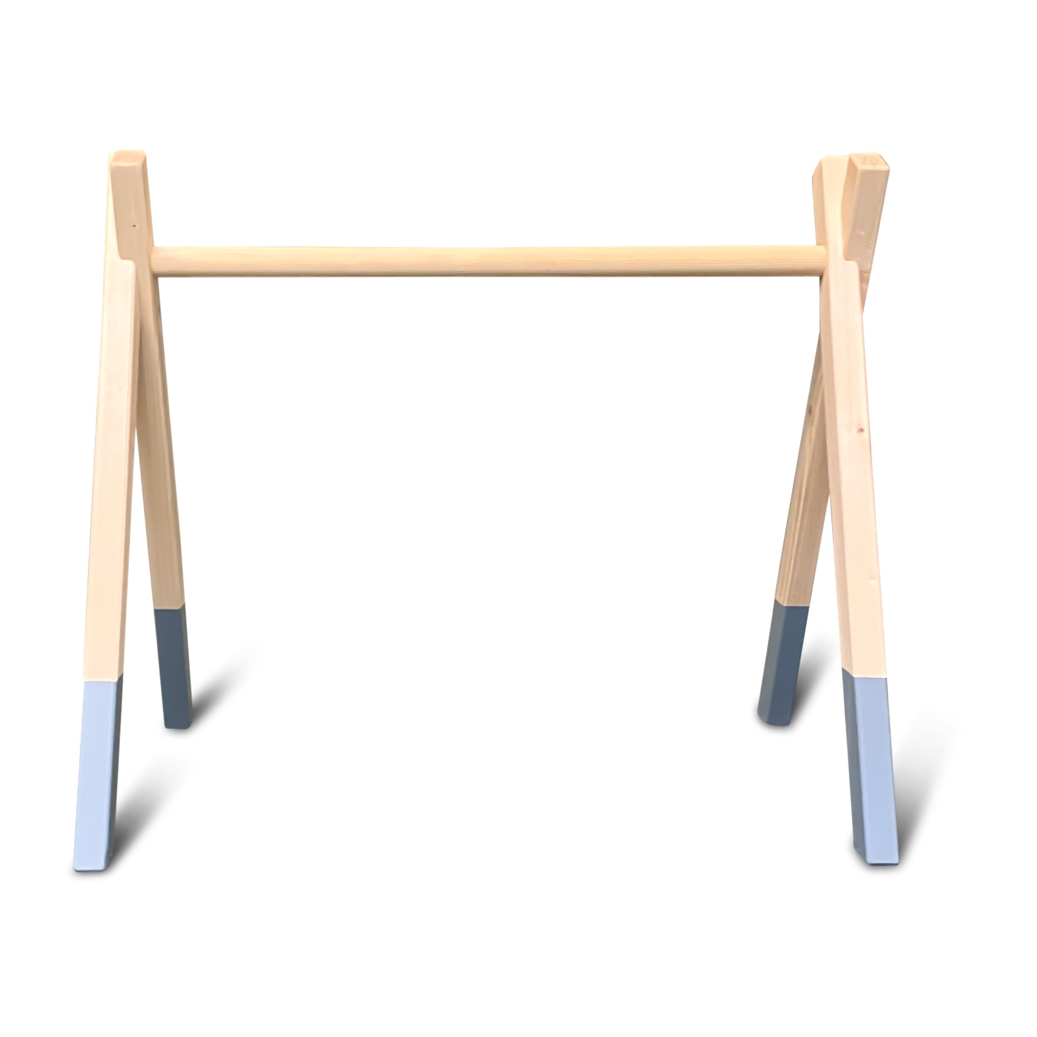 Houten babygym Denim Drift, zonder hangers (apart verkrijgbaar), Tipi vorm massief hout - toddie.nl