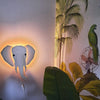 Afbeelding in Gallery-weergave laden, Houten wandlamp kinderkamer | Olifant 3D - toddie.nl