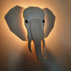 Afbeelding in Gallery-weergave laden, Houten wandlamp kinderkamer | Olifant 3D - toddie.nl