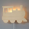 Afbeelding in Gallery-weergave laden, Houten wandlamp kinderkamer | Trein - Locomotief - toddie.nl