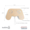 Houten wandlamp kinderkamer | Game Console - toddie.nl