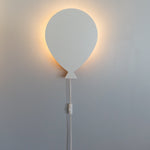 Houten wandlamp kinderkamer | Ballon - wit