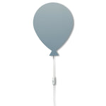 Houten wandlamp kinderkamer | Ballon - Denim drift