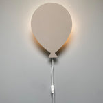 Houten wandlamp kinderkamer | Ballon - beige