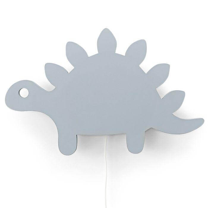 Houten wandlamp kinderkamer | Stegosaurus - toddie.nl