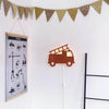 Afbeelding in Gallery-weergave laden, Houten wandlamp kinderkamer | Brandweerwagen baksteen rood - toddie.nl