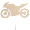 Houten wandlamp kinderkamer | Motor - toddie.nl