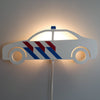 Houten wandlamp kinderkamer | Politie auto - toddie.nl