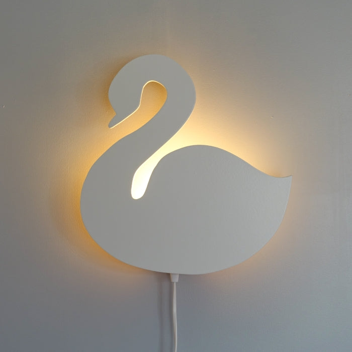 Houten wandlamp kinderkamer | Zwaan - toddie.nl