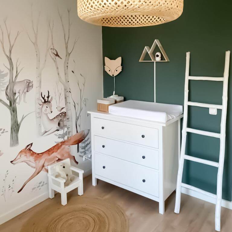 Houten wandlamp kinderkamer | Vos - toddie.nl